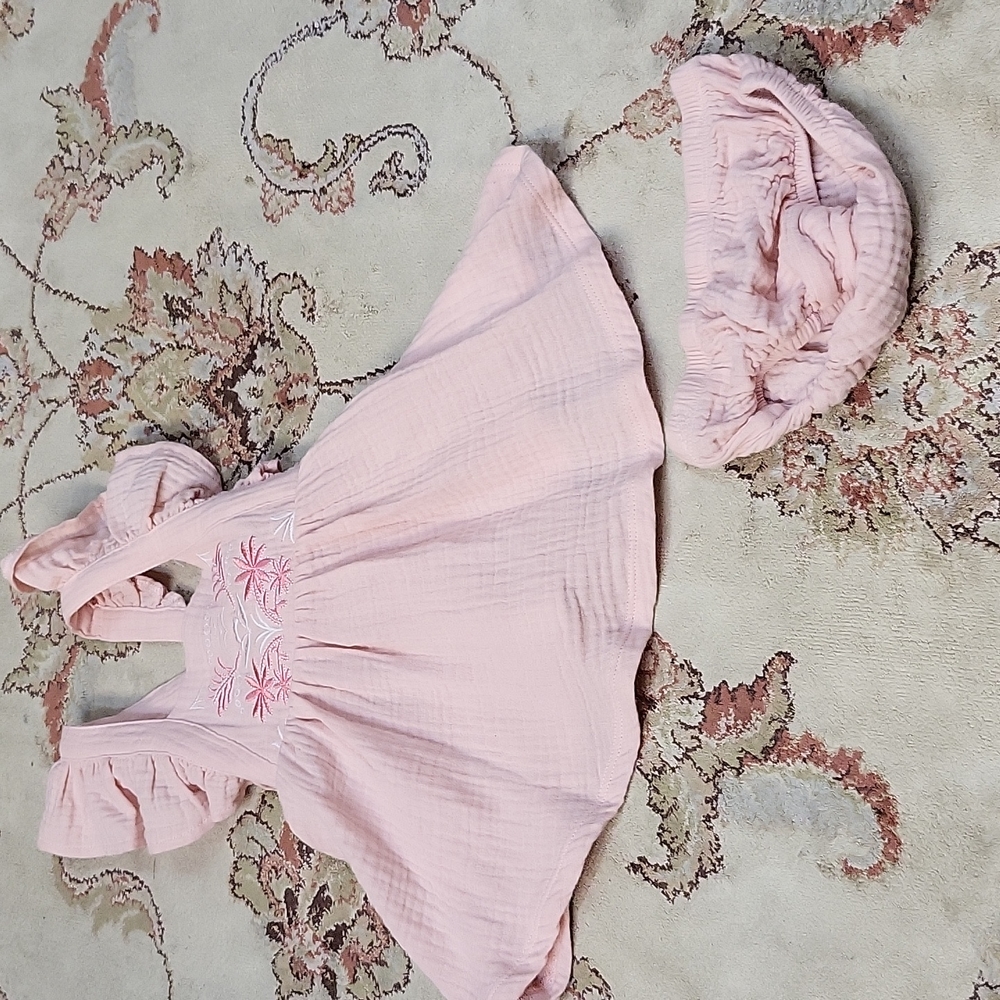 2 piece jessica simpson ruffle romper 12M